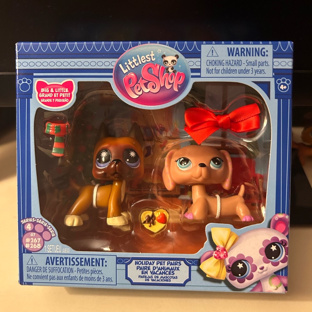 Littlest Pet Shop Series 4 Great Dane and Dachshund